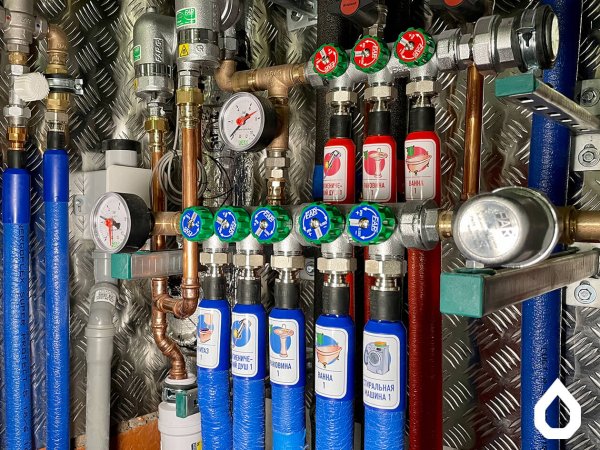 Наклейки сантехника и отопление