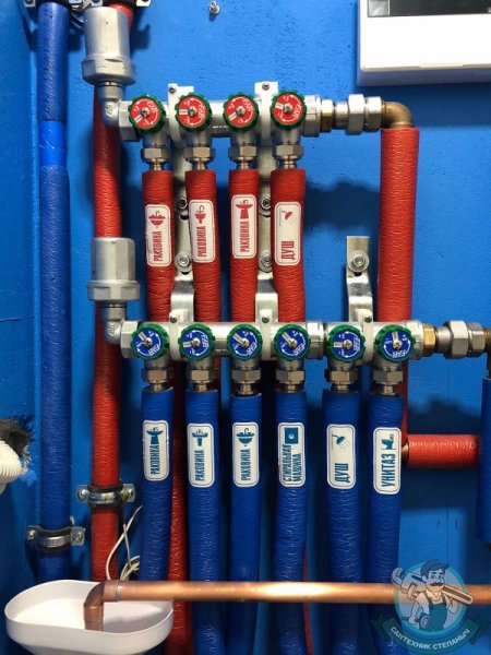 Наклейки сантехника и отопление