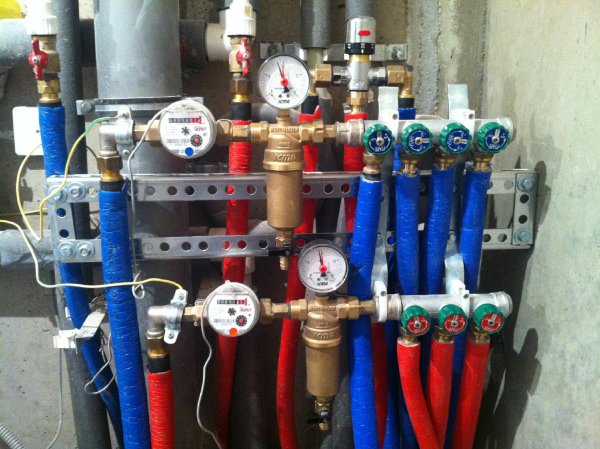 Комплект наклеек для коллекторов водоснабжение