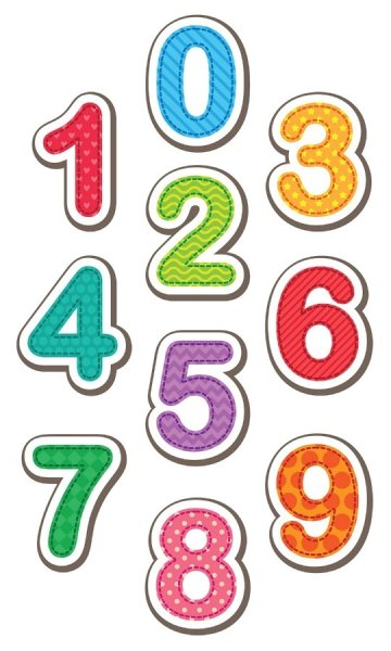 Красивые цифры до 30