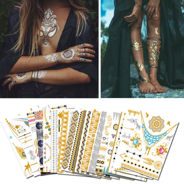 Переводные наклейки на тело