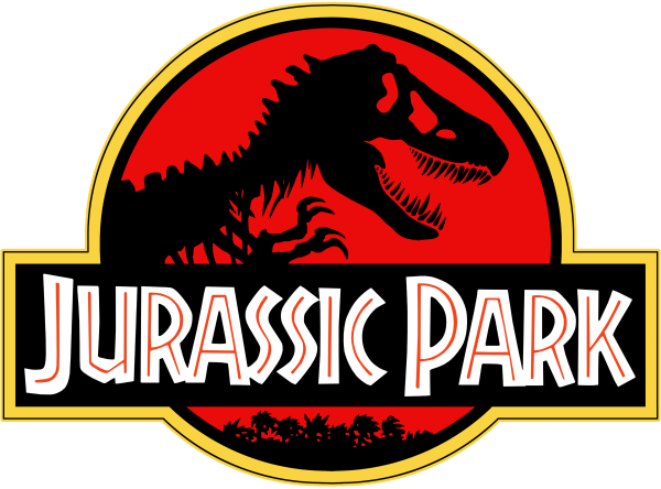 Динозавр Jurassic Park стикер