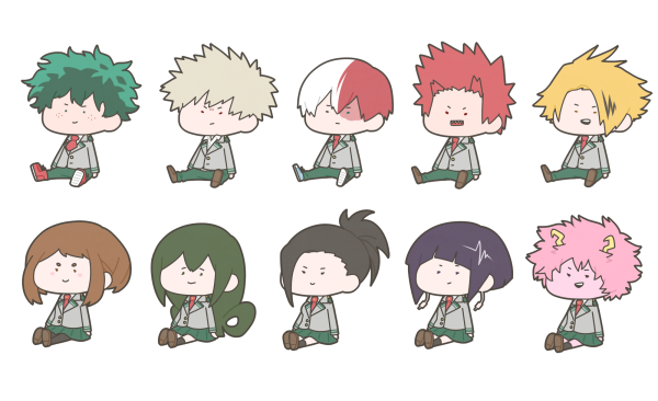 Аниме моя геройская Академия Чиби