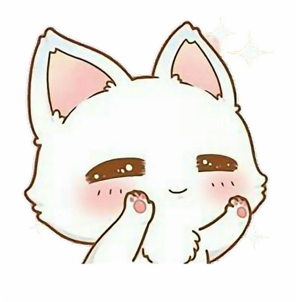 Милый котик аниме