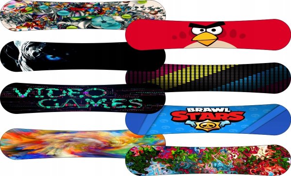 Нескользящая наклейка на сноуборд