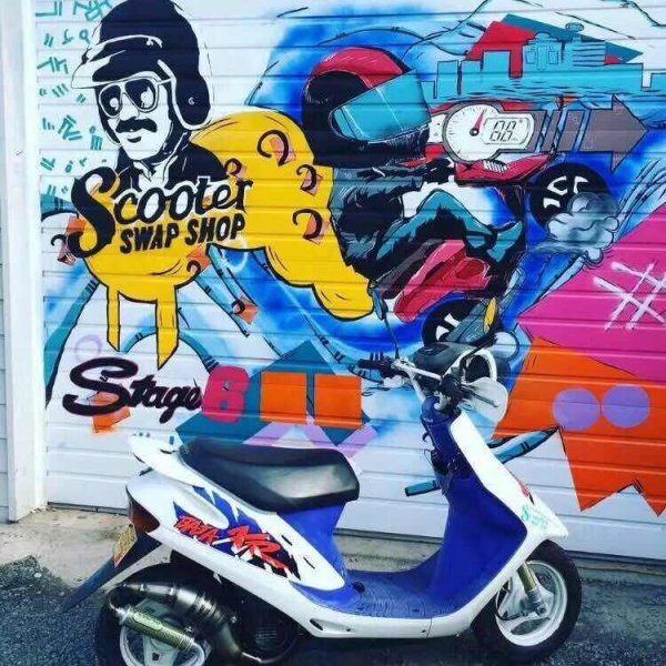 Наклейки Honda Dio 27