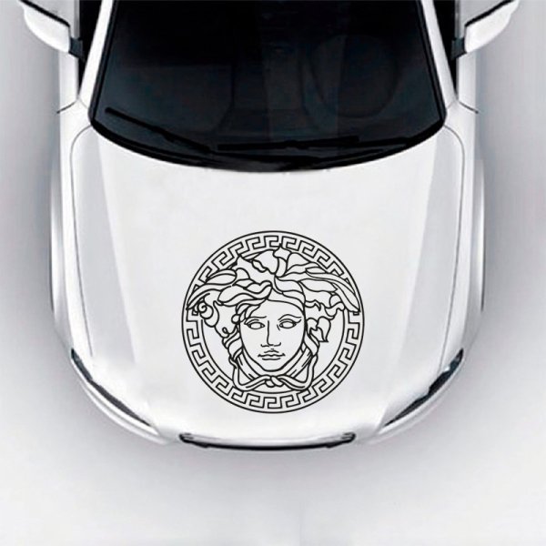 Наклейка Версаче на капот ВАЗ 2107