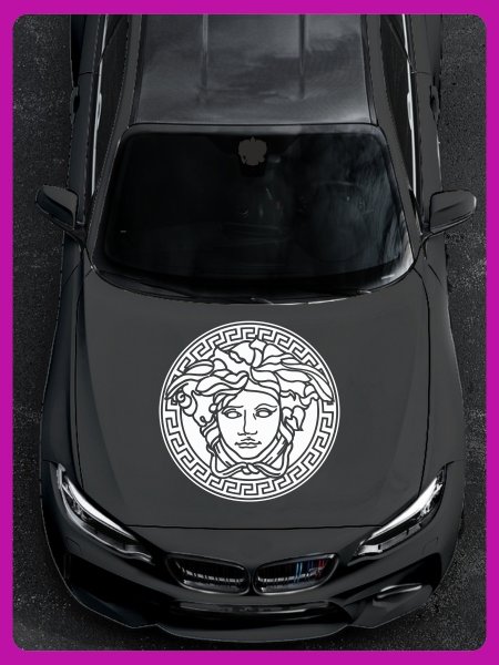 Наклейка Версаче на ВАЗ 2114