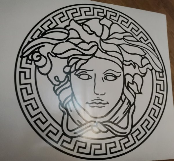 Versace Горгона наклейка