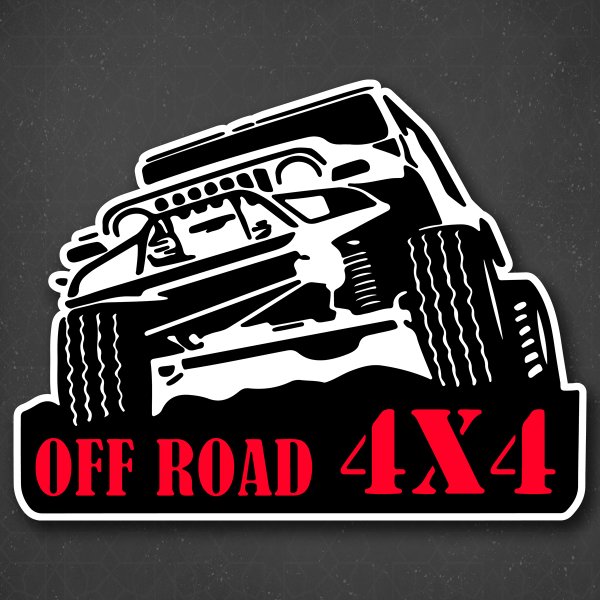 Наклейки на авто off Road