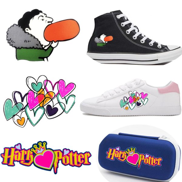 Наклейки на обувь декоративные мужские