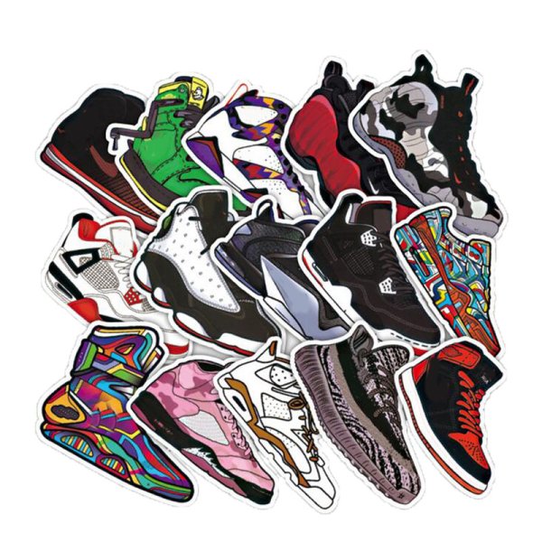 Наклейки на ботинках