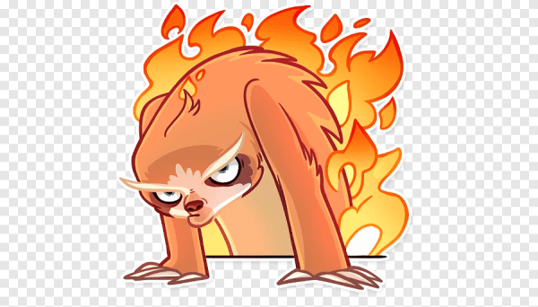 Недовольный персонаж