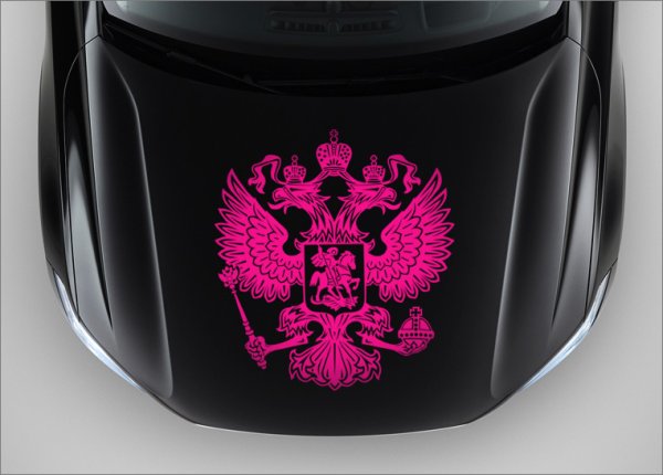 Герб на капоте ВАЗ 2107