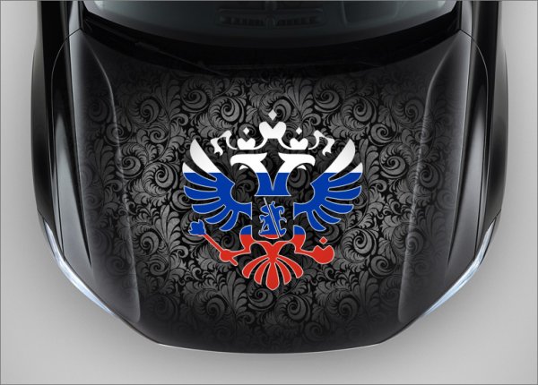 Наклейки на капот авто