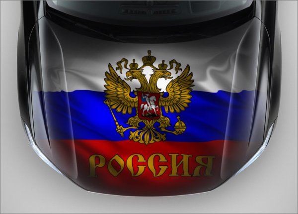 Герб на капоте ВАЗ 2109