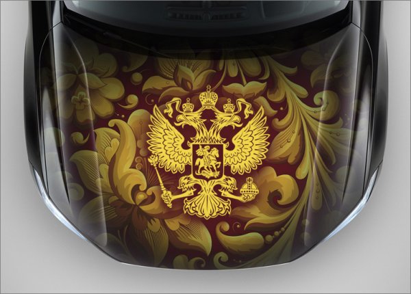 Двуглавый Орел на капоте автомобиля