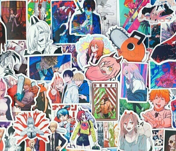 Старые аниме наклейки