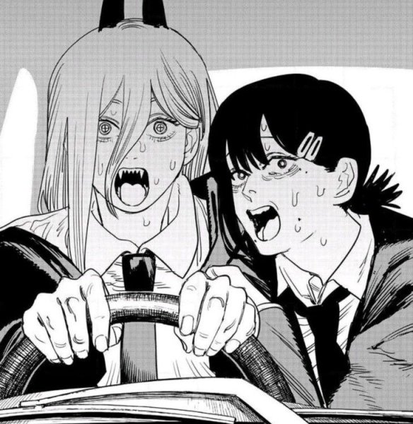 Человек бензопила арты из манги