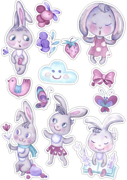 Bunny кролик стикер