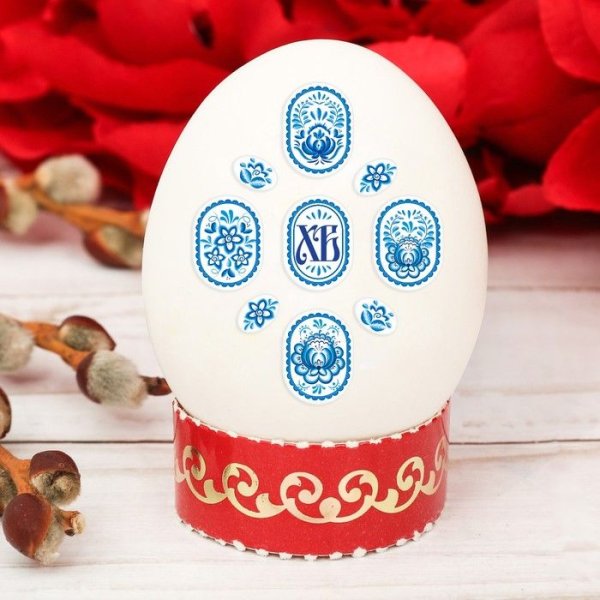 Наклейки "пасхальные яйца"