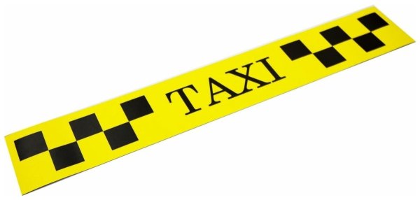 Наклейки на шашку такси