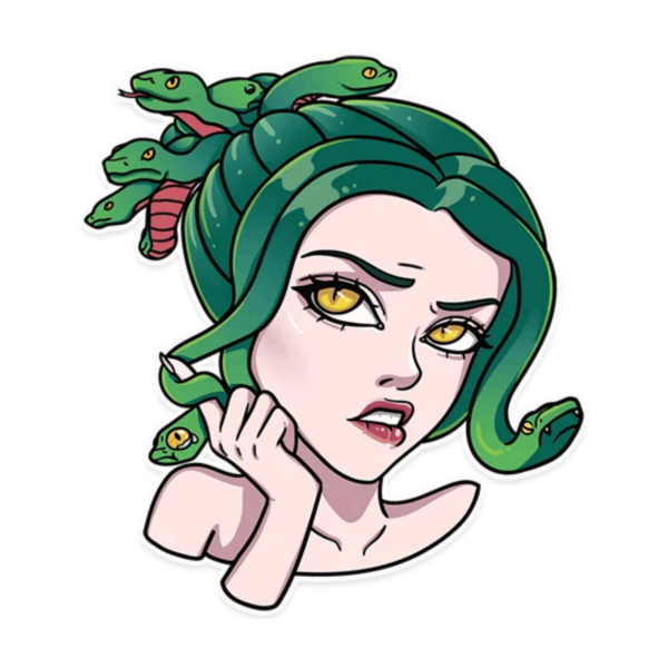Медуза Горгона Стикеры