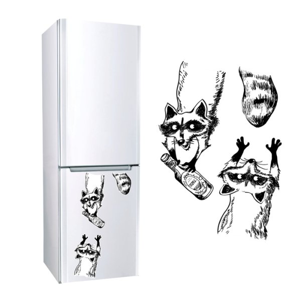 Оригинальные наклейки на холодильник