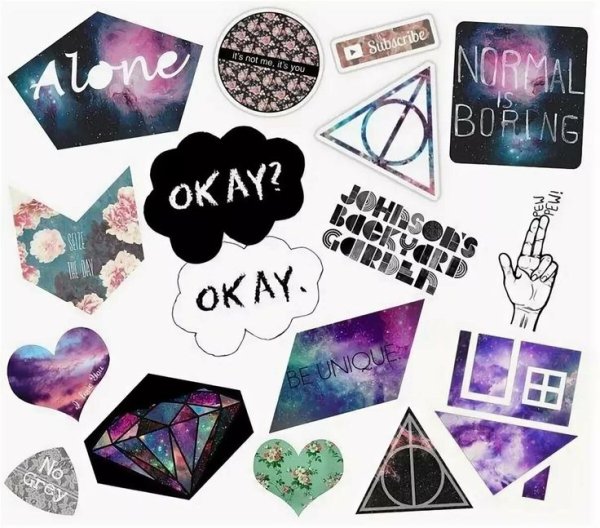 Наклейки для личного дневника