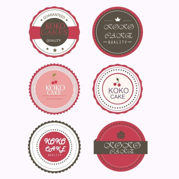 Наклейки для кондитера