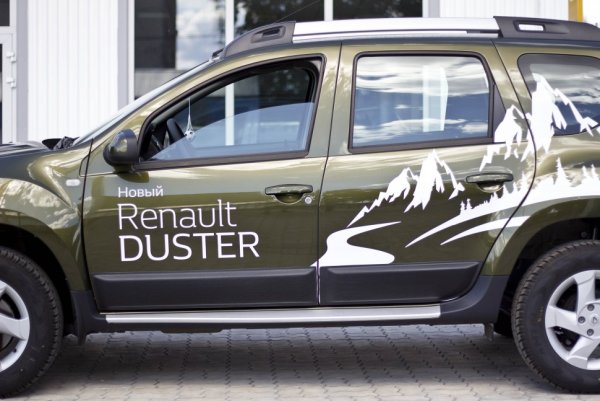 Накладки на двери Рено Дастер 2015+