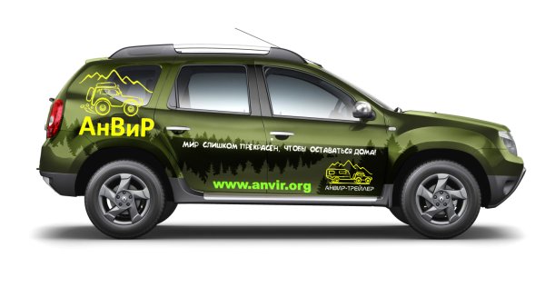 Renault Duster наклейки