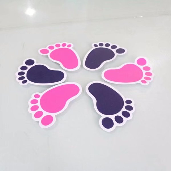 Рекламные наклейки на пол