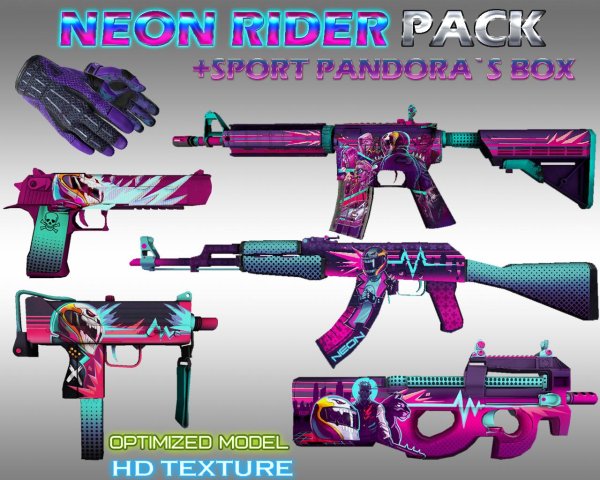 Неоновый Райдер ак47