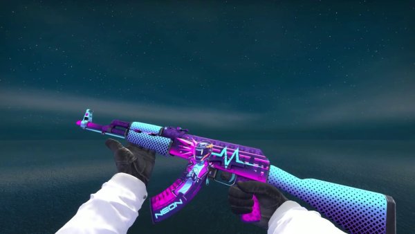 АК 47 неоновый гонщик после полевых испытаний