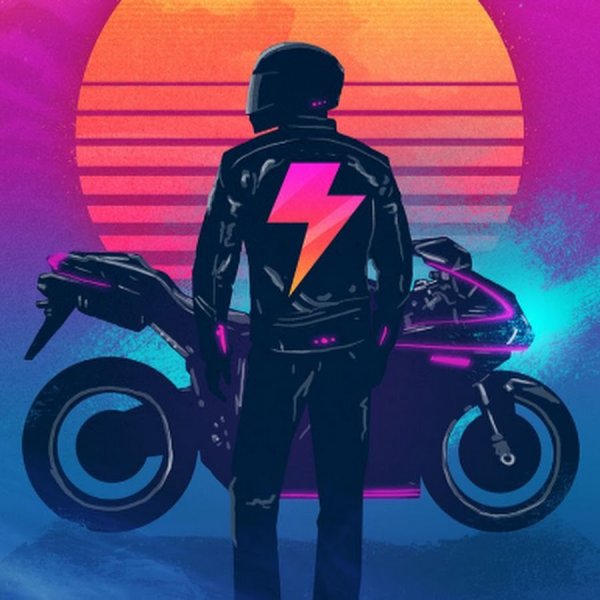 АК 47 скин неон Райдер