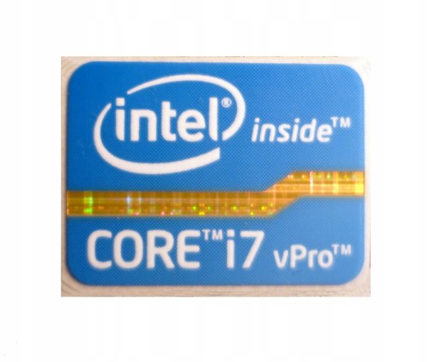 Intel Sticker Core i7 2021