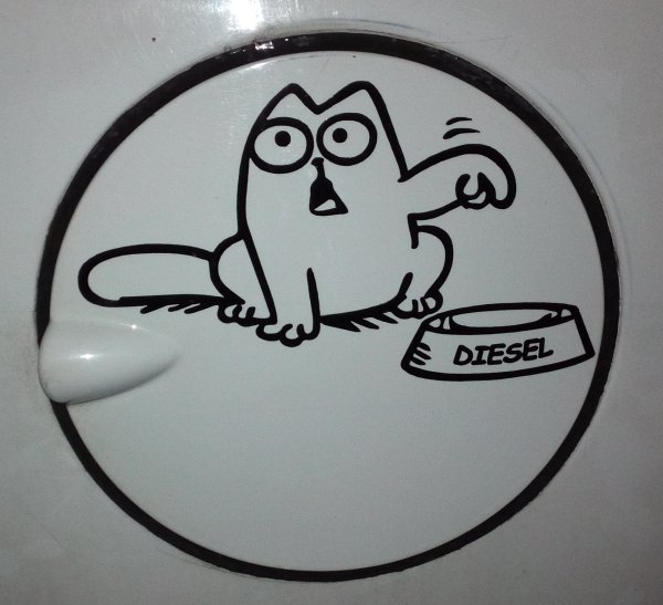 Наклейка на бензобак