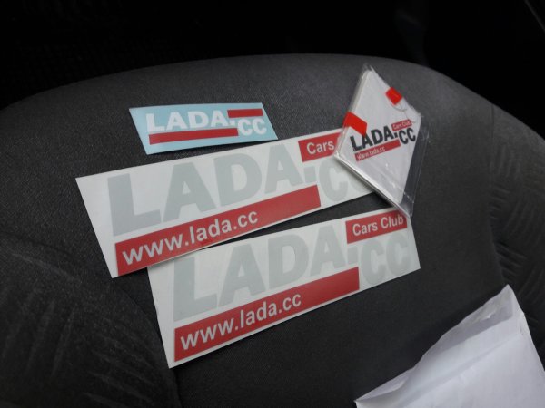 Lada Granta наклейки Sport