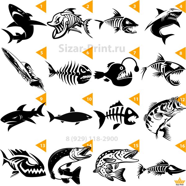 Наклейки на катер