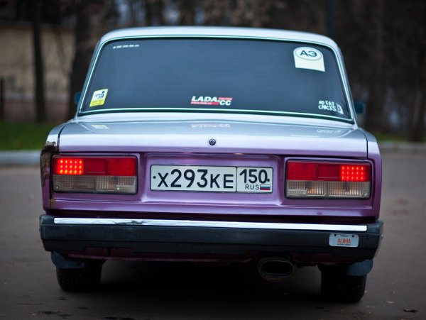 Надпись на лобовое стекло ВАЗ 2107