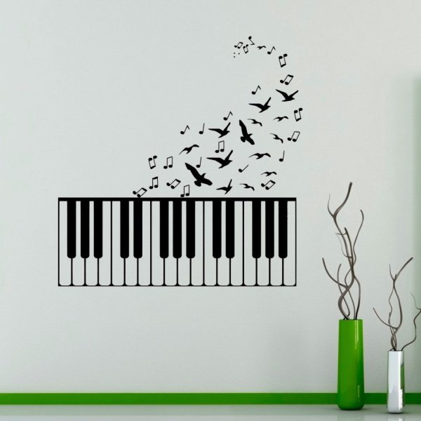 Наклейки с музыкальной тематикой