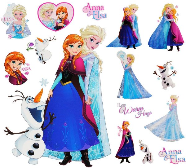 Стикеры Эльза и Анна