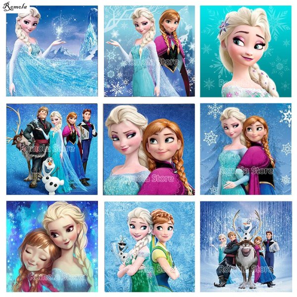 Мозаика алмазная Холодное сердце Анна и Эльза