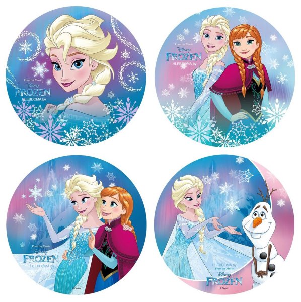 Наклейки принцессы Анна и Эльзы