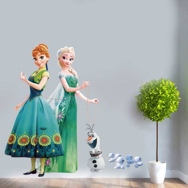 Наклейки Эльза и Анна