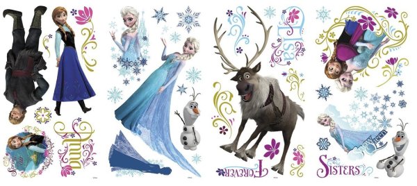 Наклейки Эльза