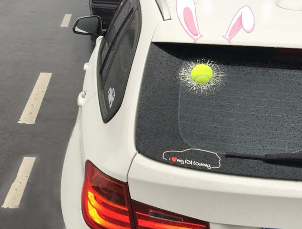 Паук наклейка на машину