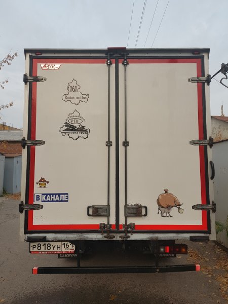 Наклейки на будку газели