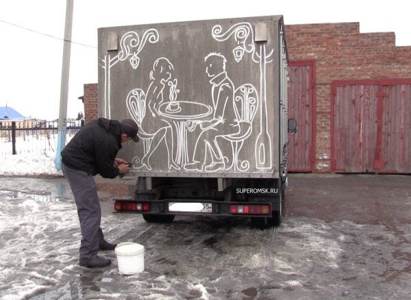 Надписи на грузовиках